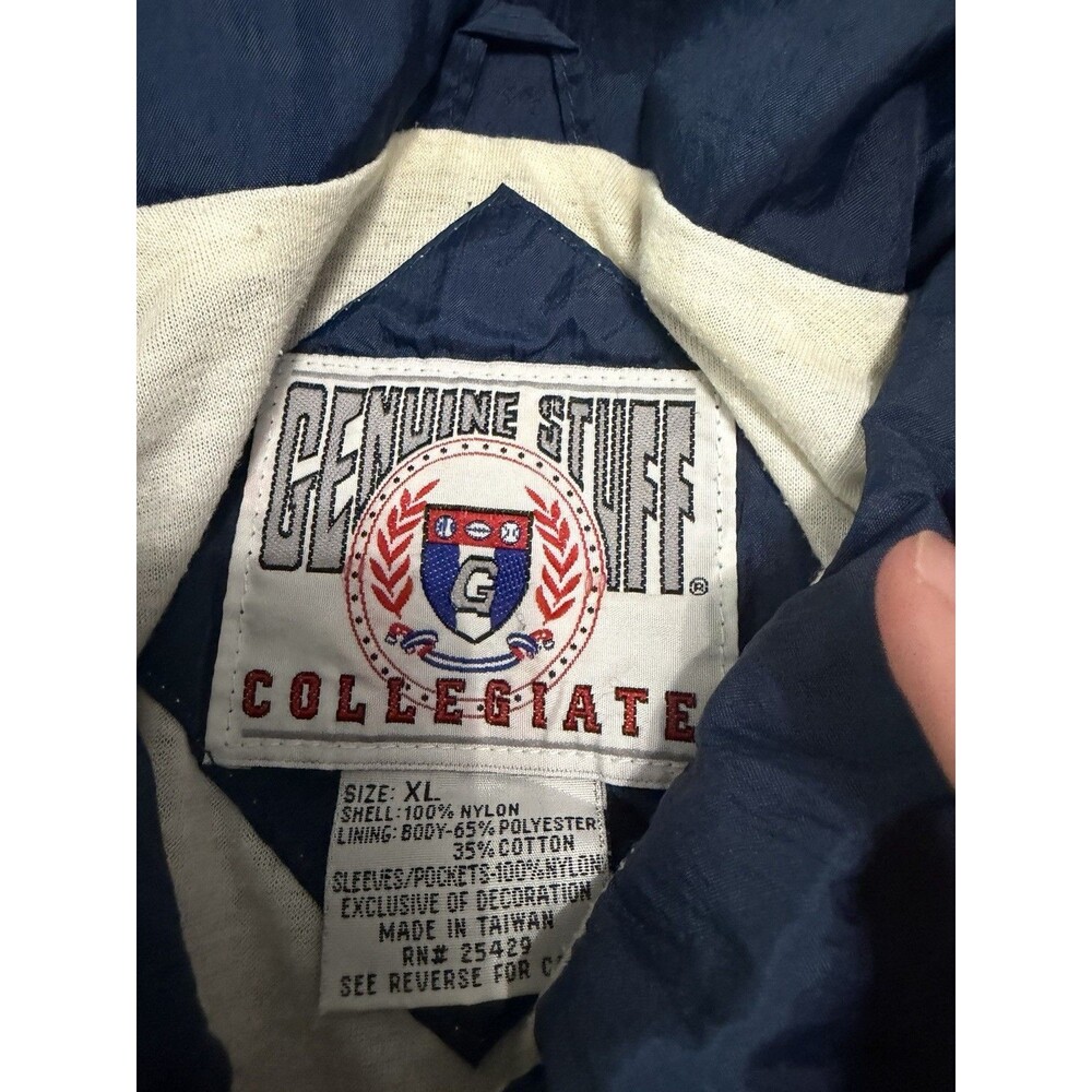 Vintage 90s Auburn Tigers Men’s Size XL Navy Full Zip Jacket - Picture 2 of 3